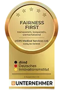 Fairness First Siegel: transparent, kooperativ, wertschätzend